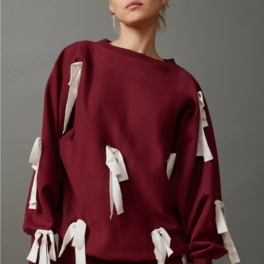 Kimchi Blue Jasmine Oversized Bow Sweatshirt